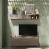 Mobile Porta TV 180 Cm A 2 Ante Bronzo E Mercure Polan