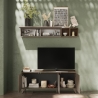 Mobile Porta TV 180 Cm A 2 Ante Bronzo E Mercure Polan