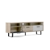 Mobile Porta TV 160 Cm Design Scandinavo Orlando Effetto Legno
