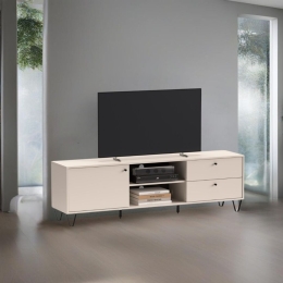 Mobile TV 180 Cm Con Anta Cassetti E Vani A Giorno Aldo Panna