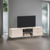 Mobile TV 180 Cm Con Anta Cassetti E Vani A Giorno Aldo Panna