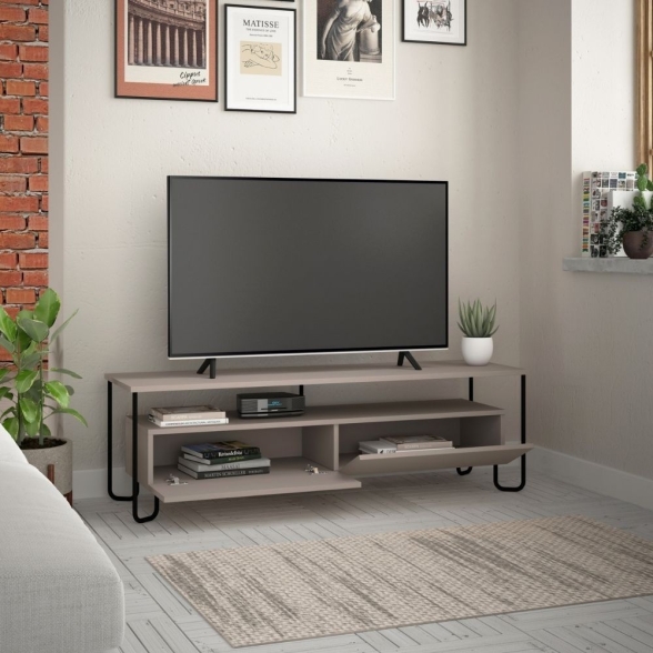 Mobile TV Da Terra 150 Cm A 2 Ante Cornea Tortora