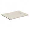 Piatto doccia FLAT 80x120 cm beige effetto pietra in mineralmarmo con griglia e piletta sifonata Jonathan