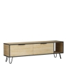 Mobile Porta Tv 150 Cm Con Piedini In Metallo Furoki Effetto Legno