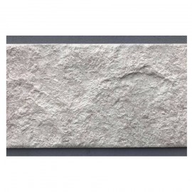 Rivestimento grès porcellanato 16 x 42 cm effetto pietra bianca Talbignano Bianco