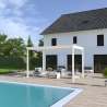 Pergola bioclimatica Ombréa autoportante 3x4M in alluminio
