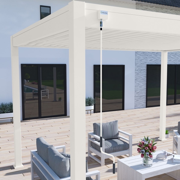 Pergola bioclimatica Ombréa autoportante 3x4M in alluminio