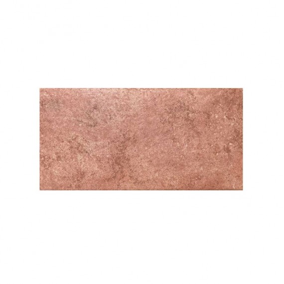 Piastrella grès porcellanato 15 x 30 cm effetto travertino Monumenti Rosso 1605 Ceramiche San Nicola