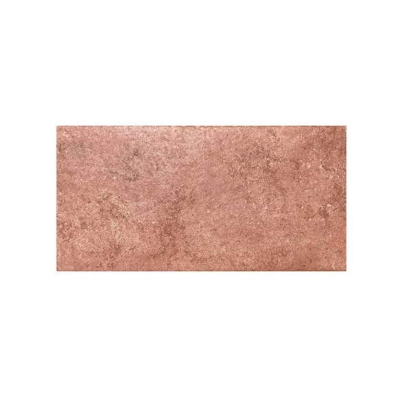 Piastrella grès porcellanato 15 x 30 cm effetto travertino Monumenti Rosso 1605 Ceramiche San Nicola