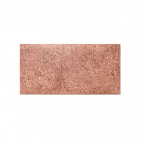 Piastrella grès porcellanato 15 x 30 cm effetto travertino Monumenti Rosso 1605 Ceramiche San Nicola