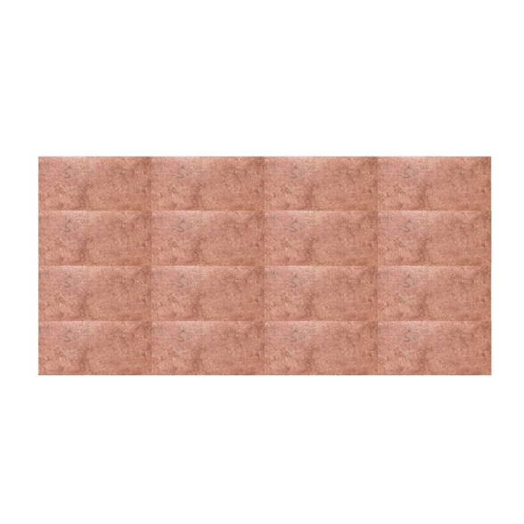 Piastrella grès porcellanato 15 x 30 cm effetto travertino Monumenti Rosso 1605 Ceramiche San Nicola