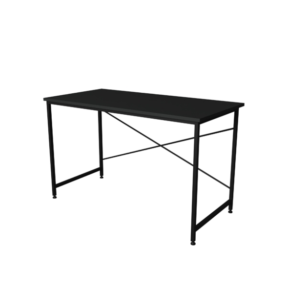 Scrivania Stile Industrial Ferro E Legno 120x60x73 Adam Antracite