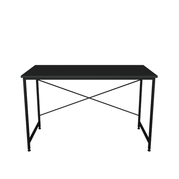 Scrivania Stile Industrial Ferro E Legno 120x60x73 Adam Antracite