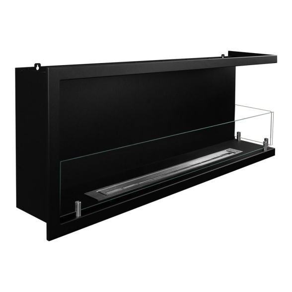 Camino a bioetanolo da incasso ad angolo angolare 120x45 SUTRI 120 DX