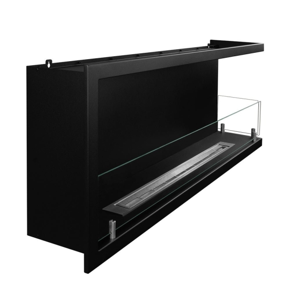 Camino a bioetanolo da incasso ad angolo angolare 120x45 SUTRI 120 DX