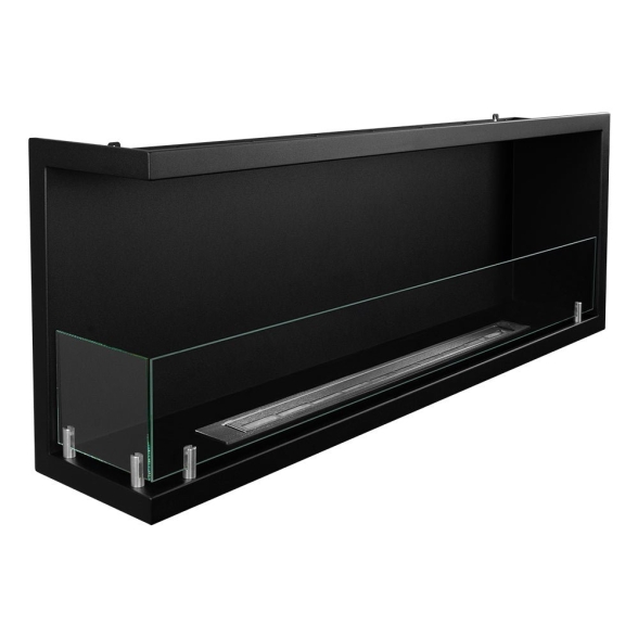 Camino a bioetanolo da incasso ad angolo angolare 120x45 SUTRI 120 SX