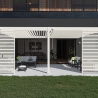 Pergola bioclimatica Ombréa addossata 4x6M in alluminio