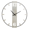 Orologio da muro in metallo stile industrial 61X4,5X63 modello Silvery
