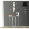 Orologio da muro in metallo stile industrial 61X4,5X63 modello Silvery