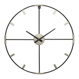 Orologio da muro in metallo stile industrial Ø 60X3,5 modello Sticky