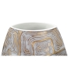 Vaso in resina con decorazioni 25,5X12,5X69,5 cm modello Eclisse 