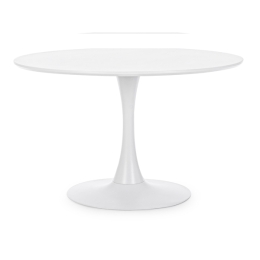 Tavolo Da Interno A Tulipano D120 Cm Bloom Bianco Bizzotto