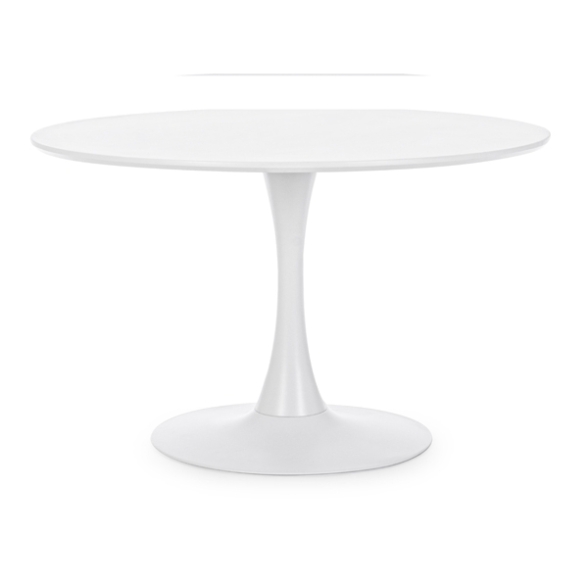 Tavolo Da Interno A Tulipano D120 Cm Bloom Bianco Bizzotto
