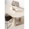 Tavolo Da Pranzo 210x100 Orlando Ovale In Legno Naturale Bizzotto