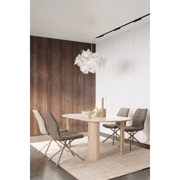 Tavolo Da Pranzo 210x100 Orlando Ovale In Legno Naturale Bizzotto