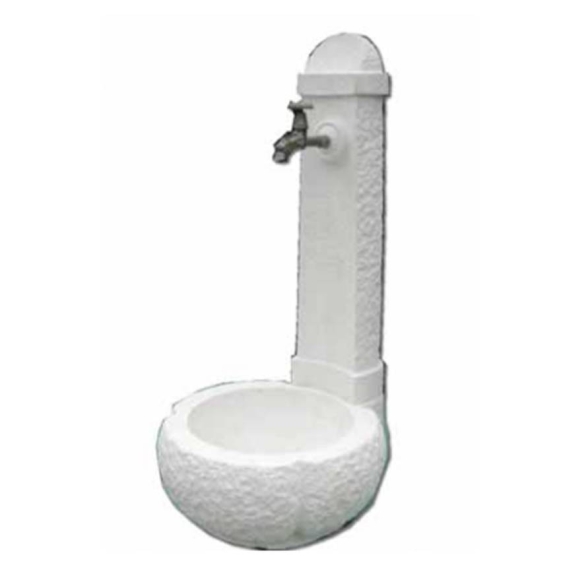 Fontana da giardino in cemento decorato mod. Camogni