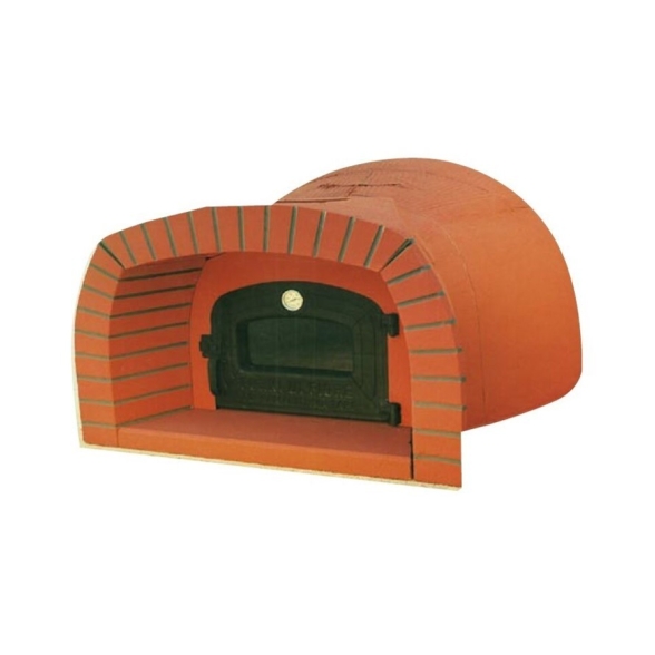 Forno a legna prefabbricato 80 x 70 cm con cappetta mod. 6B Di Fiore Forni