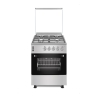Cucina A Gas 60 Cm 4 Fuochi Con Forno Ventilato E Grill Elettrico Flora Samet