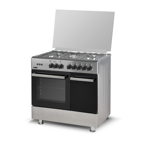 Cucina A Gas 90 Cm Con Forno E Porta Bombola Ermes Samet