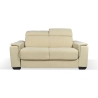 Divano Letto 2 Posti In Tessuto Crema Con Materasso Incluso Plutone