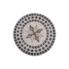 Tavolino da esterno rotondo 60 cm in mosaico Capri Domus