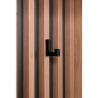 Mobile Ingresso 120 Cm Panca E Specchio Medan Quercia E Antracite
