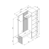 Mobile Ingresso 120 Cm Panca E Specchio Medan Quercia E Antracite