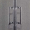Box doccia 80x100 cm ad angolo due lati cristallo 6 mm trasparente Jonathan