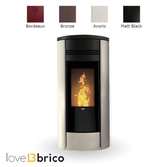Klover Style 220 Avorio 27,1 Kw termostufa a pellet (PREZZO TRATTABILE)