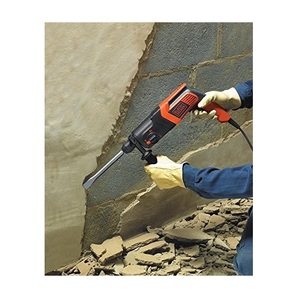 Martello tassellatore e scalpellatore 550W – 1,6 J Black and Decker KD885KC-QS