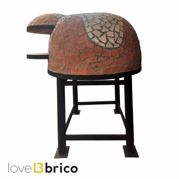 Forno a legna Artigianale Per Pizze Diametro Interno 100 cm completo di base