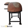Forno a legna Artigianale Per Pizze Diametro Interno 100 cm completo di base