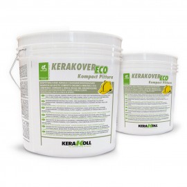 Idropittura a base acrilica Kerakoll Kerakover Eco Kompact Pittura 4 lt 31455 bianco