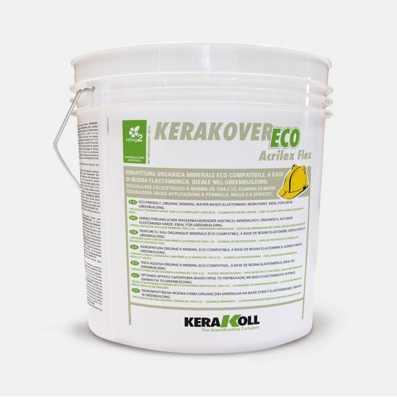 Kerakover Eco Acrilex Flex 14 lt bianco Kerakoll Idropittura per calcestruzzo