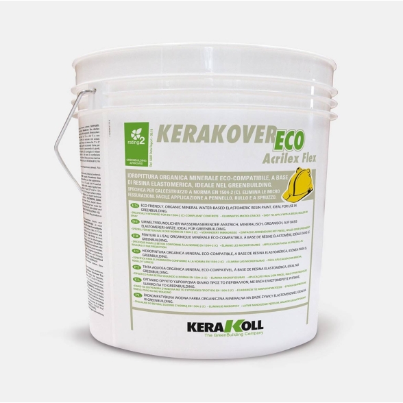 Kerakover Eco Acrilex Flex 14 lt bianco Kerakoll Idropittura per calcestruzzo