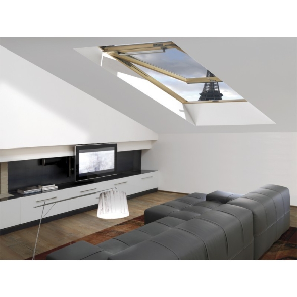 Finestra per mansarda L 94 x H 55 Claus serie Style con apertura a bilico FS 0813