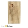 Tagliere con incavo in legno di castagno 24,5 x 13,5 x 1,5 cm