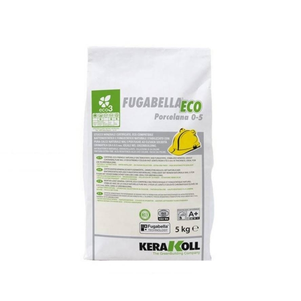 Fugabella Eco 0-5 bianco 02 5 kg Kerakoll Stucco per fughe