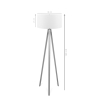 Lampada Treppiede Da Pavimento 38x140 Cm Design Moderno 60W Marrone E Verde