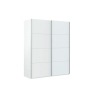 Armadio Guardaroba 2 Ante Scorrevoli 150x60x200 Bianco Opaco Morgan